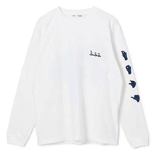 【トーガ トゥ/TOGA TOO】のPrint tee L/S インテリア・キッズ・メンズ・レディースファッション・服の通販 founy(ファニー) 　ファッション　Fashion　レディースファッション　Fashion for Women　2025年　2025　2025-2026秋冬・A/W　Autumn/Winter 2025–26 AW25–26　ハンド　Hand, Handmade　ロング　Long, Long-Length　洗える　Machine Washable　WHITE|ID: prp329100004577584 ipo3291000000035434612