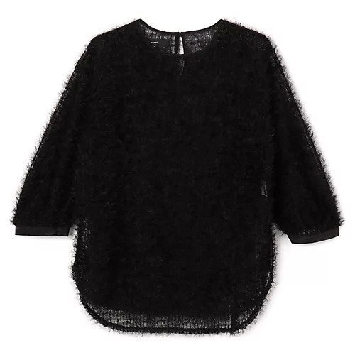 【フローレント/FLORENT】のFEATHER TULLE BLOUSE インテリア・キッズ・メンズ・レディースファッション・服の通販 founy(ファニー) 　ファッション　Fashion　レディースファッション　WOMEN　イレヘム　Ilehem　デニム　Denim　フェミニン　Feminine　ベーシック　Basic　今季　This Season　BLACK|ID: prp329100004577586 ipo3291000000032423427
