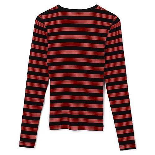 【ガニー/GANNI】のSoft Cotton Rib Striped Long Sleeve 人気、トレンドファッション・服の通販 founy(ファニー) 　ファッション　Fashion　レディースファッション　WOMEN　トップス・カットソー　Tops/Tshirt　2025年　2025　ジャケット　Jacket　フィット　Fit　リブニット　Rib Knit　洗える　Washable　other-2|ID: prp329100004577589 ipo3291000000032423440