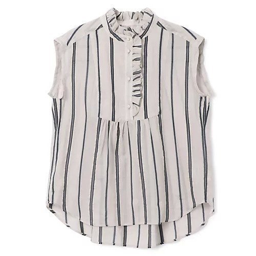 【ペールジュート/Pale Jute】のtalian stripe band sleeve shirt インテリア・キッズ・メンズ・レディースファッション・服の通販 founy(ファニー) https://founy.com/ ファッション Fashion レディースファッション Fashion for Women トップス・カットソー Cut & Sew Tops シャツ・ブラウス・オフィスカジュアル Elegant Blouses & Button-Ups ギャザー Gathered, Ruffled ストライプ Stripe, Striped Pattern スリーブ Sleeve, Long Sleeve / Short Sleeve ドット Polka Dot, Dot Pattern プリント Print, Printed Pattern ボトム Bottoms, Lower Wear 洗える Machine Washable |ID: prp329100004577592 ipo3291000000032756486