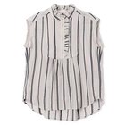 【ペールジュート/Pale Jute】のtalian stripe band sleeve shirt white&#215;navy|ID: prp329100004577592 ipo3291000000032756488