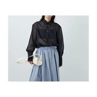 【カオス/Chaos】のエルヴェシャツ 人気、トレンドファッション・服の通販 founy(ファニー) ファッション Fashion レディースファッション Ladies' Fashion Online トップス・カットソー Tops/Tshirt シャツ/ブラウス Shirts/Blouses カフス Cuffs フォルム Form 秋 Autumn/Fall thumbnail ダークネイビー|ID: prp329100004577597 ipo3291000000032423474