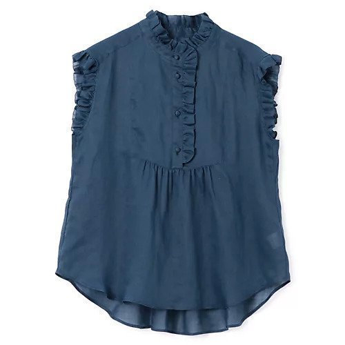 【ペールジュート/Pale Jute】のpleated sleeveless blous II インテリア・キッズ・メンズ・レディースファッション・服の通販 founy(ファニー) 　ファッション　Fashion　レディースファッション　Fashion for Women　トップス・カットソー　Cut & Sew Tops　インナー　Innerwear　ギャザー　Gathered, Ruffled　ジャケット　Jacket, Outerwear　スリーブ　Sleeve, Long Sleeve / Short Sleeve　ノースリーブ　Sleeveless, No-Sleeve　ボトム　Bottoms, Lower Wear　洗える　Machine Washable　navy|ID: prp329100004577610 ipo3291000000032423566