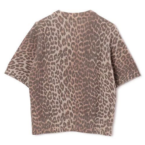 【ガニー/GANNI】のGraphic Wool Mix Printed Leopard T-shirt 人気、トレンドファッション・服の通販 founy(ファニー) 　ファッション　Fashion　レディースファッション　WOMEN　トップス・カットソー　Tops/Tshirt　シャツ/ブラウス　Shirts/Blouses　ロング / Tシャツ　T-Shirts　2025年　2025　デニム　Denim　フィット　Fit　プリント　Print　レオパード　Leopard　ロング　Long　other-2|ID: prp329100004577626 ipo3291000000032423688