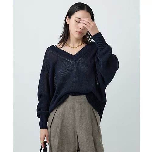 【カオス/Chaos】のタラスコットンニット インテリア・キッズ・メンズ・レディースファッション・服の通販 founy(ファニー) https://founy.com/ ファッション Fashion レディースファッション Fashion for Women トップス・カットソー Cut & Sew Tops ニット Knit Tops & Sweaters シンプル Simple, Minimal スリーブ Sleeve, Long Sleeve / Short Sleeve ダブル Double, Double-Breasted |ID: prp329100004577628 ipo3291000000032423695
