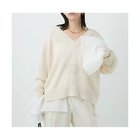 【カオス/Chaos】のタラスコットンニット 人気、トレンドファッション・服の通販 founy(ファニー) ファッション Fashion レディースファッション Fashion for Women トップス・カットソー Cut & Sew Tops ニット Knit Tops & Sweaters シンプル Simple, Minimal スリーブ Sleeve, Long Sleeve / Short Sleeve ダブル Double, Double-Breasted thumbnail エクリュ|ID: prp329100004577628 ipo3291000000035434036