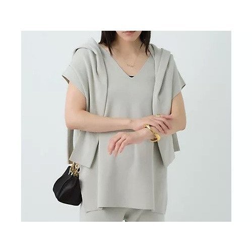 【カオス/Chaos】のシルクコンロアベスト インテリア・キッズ・メンズ・レディースファッション・服の通販 founy(ファニー) 　ファッション　Fashion　レディースファッション　Ladies' Fashion Online　アウター　Coat Outerwear　トップス・カットソー　Tops/Tshirt　ベスト/ジレ　Gilets/Vests　インナー　Inner　タートルネック　Turtleneck　ベスト　Vest　ミラノリブ　Milan Ribs　人気　Popularity　冬　Winter　夏　Summer　ライトグレー|ID: prp329100004577638 ipo3291000000032423782