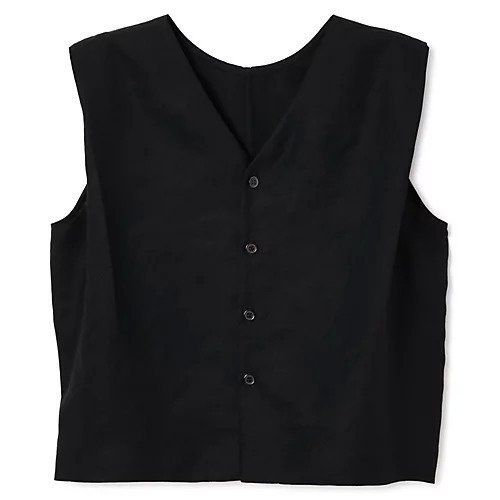 【マルティニーク/martinique】のダルスラブジレ(セットアップ可) インテリア・キッズ・メンズ・レディースファッション・服の通販 founy(ファニー) 　ファッション　Fashion　レディースファッション　Ladies' Fashion Online　アウター　Coat Outerwear　トップス・カットソー　Tops/Tshirt　ベスト/ジレ　Gilets/Vests　おすすめ　Recommend　セットアップ　Set Up　ノースリーブ　No Sleeve　定番　Standard　洗える　Washable　ブラック|ID: prp329100004577641 ipo3291000000032423797