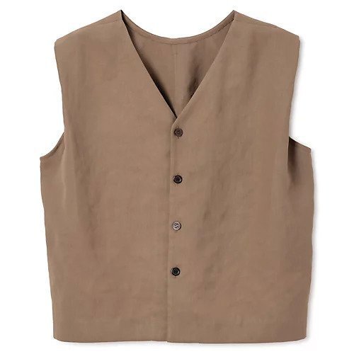 【マルティニーク/martinique】のダルスラブジレ(セットアップ可) インテリア・キッズ・メンズ・レディースファッション・服の通販 founy(ファニー) 　ファッション　Fashion　レディースファッション　Ladies' Fashion Online　アウター　Coat Outerwear　トップス・カットソー　Tops/Tshirt　ベスト/ジレ　Gilets/Vests　おすすめ　Recommend　セットアップ　Set Up　ノースリーブ　No Sleeve　定番　Standard　洗える　Washable　カーキ|ID: prp329100004577641 ipo3291000000032423801