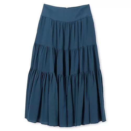 【ペールジュート/Pale Jute】のbasic tired skirt インテリア・キッズ・メンズ・レディースファッション・服の通販 founy(ファニー) 　ファッション　Fashion　レディースファッション　Fashion for Women　スカート　Skirts　洗える　Machine Washable　blue|ID: prp329100004577643 ipo3291000000033831045