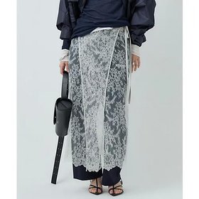 【カオス/Chaos】 マチュースカート人気、トレンドファッション・服の通販 founy(ファニー) ファッション Fashion レディースファッション Fashion for Women スカート Skirts おすすめ Recommended / Our Picks デニム Denim, Jeans Material ラップ Wrap, Wrap Design レース Lace, Lace Fabric |ID:prp329100004577648
