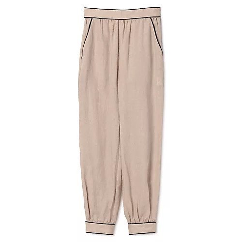 【ペールジュート/Pale Jute】のlinen piping pants インテリア・キッズ・メンズ・レディースファッション・服の通販 founy(ファニー) 　ファッション　Fashion　レディースファッション　Ladies' Fashion Online　パンツ　Pants　おすすめ　Recommend　パイピング　Piping　フロント　Front　リラックス　Relax　洗える　Washable　sand beige|ID: prp329100004577651 ipo3291000000032423873
