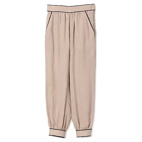 【ペールジュート/Pale Jute】のlinen piping pants インテリア・キッズ・メンズ・レディースファッション・服の通販 founy(ファニー) 　ファッション　Fashion　レディースファッション　Ladies' Fashion Online　パンツ　Pants　おすすめ　Recommend　パイピング　Piping　フロント　Front　リラックス　Relax　洗える　Washable　sand beige|ID: prp329100004577653 ipo3291000000032423887