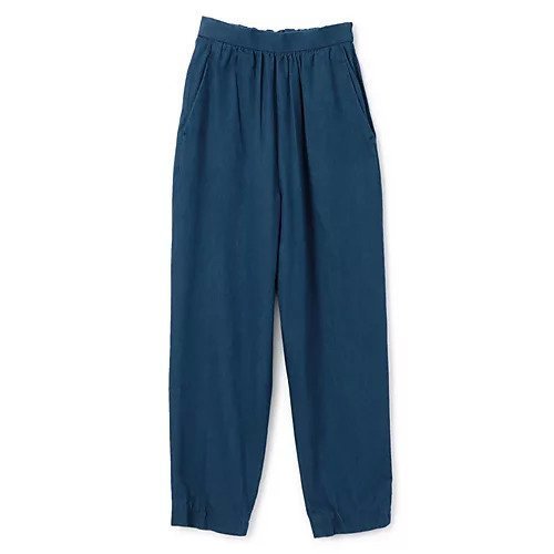 【ペールジュート/Pale Jute】のgather pants インテリア・キッズ・メンズ・レディースファッション・服の通販 founy(ファニー) 　ファッション　Fashion　レディースファッション　Fashion for Women　パンツ　Pants & Trousers　ギャザー　Gathered, Ruffled　デニム　Denim, Jeans Material　ポケット　Pocket, Pocket Detail　リラックス　Relax, Relaxed Fit　定番　Standard, Basic Item　洗える　Machine Washable　blue|ID: prp329100004577657 ipo3291000000032423914