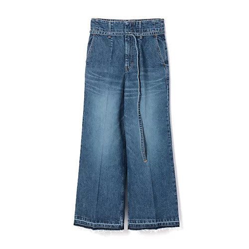【トーガ トゥ/TOGA TOO】のDenim pants インテリア・キッズ・メンズ・レディースファッション・服の通販 founy(ファニー) 　ファッション　Fashion　レディースファッション　Ladies' Fashion Online　パンツ　Pants　デニムパンツ　Denim Pants　2025年　2025　2025-2026秋冬・A/W　Aw/Autumn/Winter/Fw/Fall/2025-2026　ウエスタン　Western　スリット　Slit　デニム　Denim　トレンド　Trend　パッチ　Patch　フロント　Front　ユーズド　Used　ワイド　Wide　洗える　Washable　BLUE|ID: prp329100004577665 ipo3291000000032423975