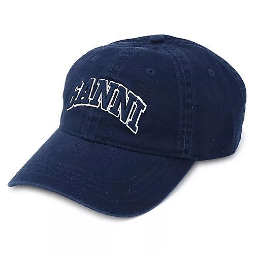 【ガニー/GANNI】のWashed Cotton Canvas Cap Emb インテリア・キッズ・メンズ・レディースファッション・服の通販 founy(ファニー) 　ファッション　Fashion　レディースファッション　Fashion for Women　2025年　2025　2025-2026秋冬・A/W　Autumn/Winter 2025–26 AW25–26　キャップ　Cap, Baseball Cap　キャンバス　Canvas, Canvas Fabric　スクエア　Square, Square Shape　ビッグ　Big, Oversized　フロント　Front, Front Design　洗える　Machine Washable　Sky Captain|ID: prp329100004577692 ipo3291000000032425679