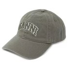 【ガニー/GANNI】のWashed Cotton Canvas Cap Emb Kalamata|ID: prp329100004577692 ipo3291000000032425681
