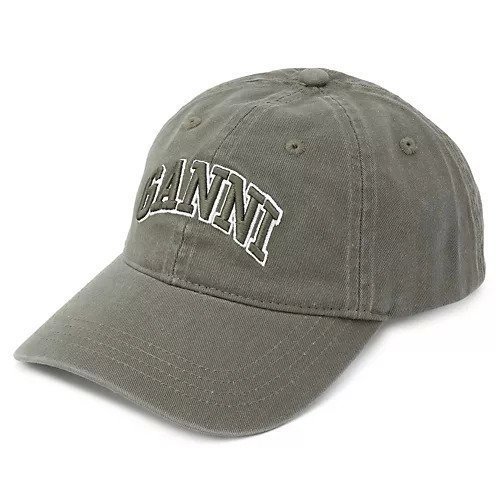 【ガニー/GANNI】のWashed Cotton Canvas Cap Emb インテリア・キッズ・メンズ・レディースファッション・服の通販 founy(ファニー) 　ファッション　Fashion　レディースファッション　Fashion for Women　2025年　2025　2025-2026秋冬・A/W　Autumn/Winter 2025–26 AW25–26　キャップ　Cap, Baseball Cap　キャンバス　Canvas, Canvas Fabric　スクエア　Square, Square Shape　ビッグ　Big, Oversized　フロント　Front, Front Design　洗える　Machine Washable　Kalamata|ID: prp329100004577692 ipo3291000000032425681