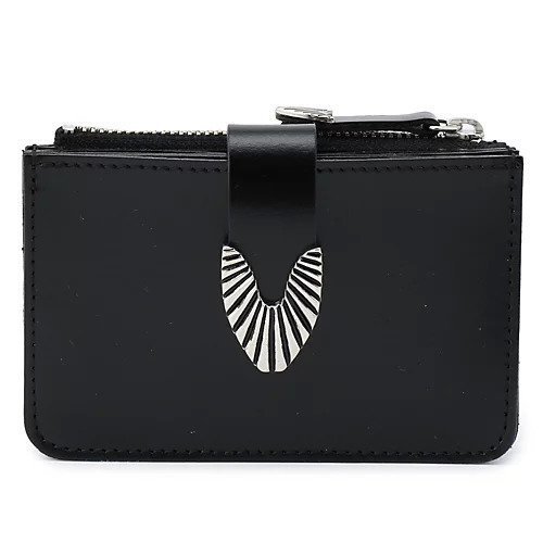 【トーガ トゥ/TOGA TOO】のLeather wallet small インテリア・キッズ・メンズ・レディースファッション・服の通販 founy(ファニー) 　ファッション　Fashion　レディースファッション　Ladies' Fashion Online　2025年　2025　2025-2026秋冬・A/W　Aw/Autumn/Winter/Fw/Fall/2025-2026　おすすめ　Recommend　ウエスタン　Western　コイン　Coin　人気　Popularity　BLACK|ID: prp329100004577694 ipo3291000000032424178