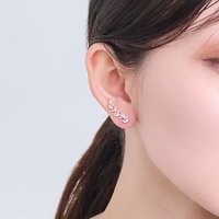 【フィービィー/phoebe】のリーフグレースビジューピアス&イヤリング ローズゴールド 人気、トレンドファッション・服の通販 founy(ファニー) ファッション Fashion レディースファッション WOMEN ジュエリー Jewelry リング Rings イヤリング Earrings イヤリング Earrings エレガント 上品 Elegant モチーフ Motif リーフ Leaf ローズ Rose |ID:prp329100004577710