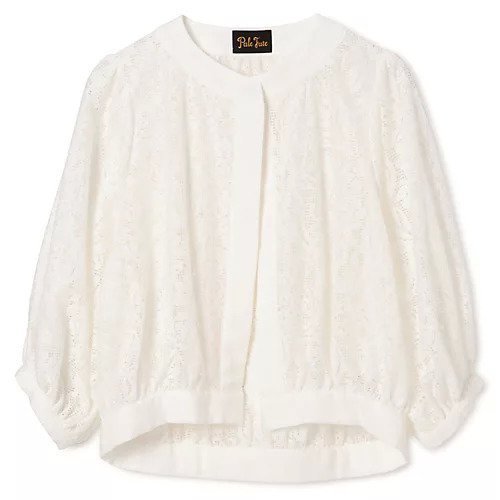 【ペールジュート/Pale Jute】のlight lace jacket インテリア・キッズ・メンズ・レディースファッション・服の通販 founy(ファニー) 　ファッション　Fashion　レディースファッション　Ladies' Fashion Online　アウター　Coat Outerwear　ジャケット　Jackets　ギャザー　Gather　フロント　Front　ブルゾン　Blouson　リラックス　Relax　レース　Race　夏　Summer　定番　Standard　洗える　Washable　羽織　Haori　white|ID: prp329100004577726 ipo3291000000032424393