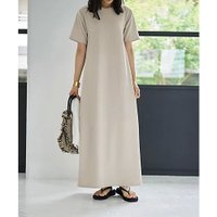 【スタイルデリ/STYLE DELI】の凹凸柄感カットソー生地の半袖ワンピース 人気、トレンドファッション・服の通販 founy(ファニー) ファッション Fashion レディースファッション WOMEN ワンピース Dress 秋 Autumn/Fall くるぶし Ankle カットソー Cut And Sew カーディガン Cardigan キャップ Cap 軽量 Lightweight シンプル Simple ジャケット Jacket スニーカー Sneakers スリット Slit 定番 Standard フォルム Form フラット Flat ブルゾン Blouson ベスト Vest ポケット Pocket 半袖 Short Sleeve リアル Real 夏 Summer |ID:prp329100004578719