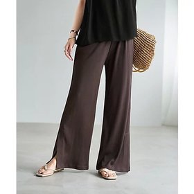 【スタイルデリ/STYLE DELI】 【Made in JAPAN】涼しい綿テレコ裾ベンツスリットパンツ人気、トレンドファッション・服の通販 founy(ファニー) ファッション Fashion レディースファッション WOMEN パンツ Pants カットソー Cut And Sew サマー Summer ジャケット Jacket スタイリッシュ Stylish ストレート Straight スニーカー Sneakers スマート Smart スリット Slit タンク Tank テレコ Tereko 定番 Standard ラップ Wrap リラックス Relax ループ Loop レギンス Leggings ワイド Wide 日本製 Made In Japan 夏 Summer |ID:prp329100004579244