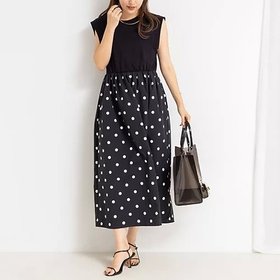 【ノーリーズ/NOLLEY'S】のドットタフタドッキングワンピース 人気、トレンドファッション・服の通販 founy(ファニー) ファッション Fashion レディースファッション Fashion for Women ワンピース Dresses 2025年 2025 2025春夏・S/S Spring/Summer 2025 SS25 ジャケット Jacket, Outerwear ストレッチ Stretch, Stretchy Fabric タフタ Taffeta, Structured Fabric ドッキング Docking, Mixed Material ドット Polka Dot, Dot Pattern リゾート Resort, Vacation Style 旅行 Travel |ID:prp329100004579245