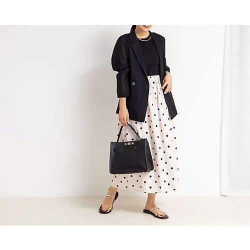 【ノーリーズ/NOLLEY'S】のドットタフタドッキングワンピース 人気、トレンドファッション・服の通販 founy(ファニー) 　ファッション　Fashion　レディースファッション　Fashion for Women　ワンピース　Dresses　2025年　2025　2025春夏・S/S　Spring/Summer 2025 SS25　ジャケット　Jacket, Outerwear　ストレッチ　Stretch, Stretchy Fabric　タフタ　Taffeta, Structured Fabric　ドッキング　Docking, Mixed Material　ドット　Polka Dot, Dot Pattern　リゾート　Resort, Vacation Style　旅行　Travel　other-2|ID: prp329100004579245 ipo3291000000033408957