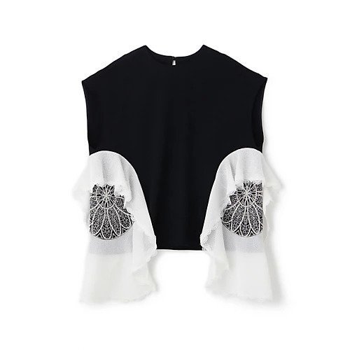 【アドーア/ADORE】のクロシェドッキングブラウス インテリア・キッズ・メンズ・レディースファッション・服の通販 founy(ファニー) ファッション Fashion レディースファッション Fashion for Women トップス・カットソー Cut & Sew Tops シャツ・ブラウス・オフィスカジュアル Elegant Blouses & Button-Ups おすすめ Recommended / Our Picks スタンダード Standard, Basic セットアップ Set-Up, Coordinated Outfit フィット Fit, Slim Fit ラッフル Ruffle, Frill 夏 Summer 春 Spring S/S・春夏 SS, Spring/Summer, Warm Season ネイビー|ID: prp329100004580190 ipo3291000000032451082