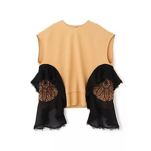 【アドーア/ADORE】のクロシェドッキングブラウス インテリア・キッズ・メンズ・レディースファッション・服の通販 founy(ファニー) ファッション Fashion レディースファッション Fashion for Women トップス・カットソー Cut & Sew Tops シャツ・ブラウス・オフィスカジュアル Elegant Blouses & Button-Ups おすすめ Recommended / Our Picks スタンダード Standard, Basic セットアップ Set-Up, Coordinated Outfit フィット Fit, Slim Fit ラッフル Ruffle, Frill 夏 Summer 春 Spring S/S・春夏 SS, Spring/Summer, Warm Season キャメル|ID: prp329100004580190 ipo3291000000032451084