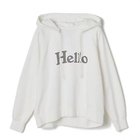 【マディソンブルー/MADISONBLUE】のHELLO HOODIE 人気、トレンドファッション・服の通販 founy(ファニー) ファッション Fashion レディースファッション Fashion for Women インナー Innerwear スウェット / スエット Sweatshirt, Sweatwear パール Pearl, Pearl Accent リメイク Remake, Reconstructed thumbnail ホワイト|ID: prp329100004580206 ipo3291000000032451157