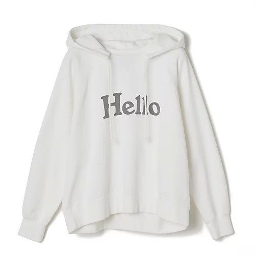 【マディソンブルー/MADISONBLUE】のHELLO HOODIE インテリア・キッズ・メンズ・レディースファッション・服の通販 founy(ファニー) ファッション Fashion レディースファッション Fashion for Women インナー Innerwear スウェット / スエット Sweatshirt, Sweatwear パール Pearl, Pearl Accent リメイク Remake, Reconstructed ホワイト|ID: prp329100004580206 ipo3291000000032451157
