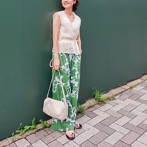 【ノーリーズ/NOLLEY'S】のフラワープリントワイドパンツ 人気、トレンドファッション・服の通販 founy(ファニー) 　ファッション　Fashion　レディースファッション　Fashion for Women　パンツ　Pants & Trousers　2025年　2025　2025春夏・S/S　Spring/Summer 2025 SS25　おすすめ　Recommended / Our Picks　カットソー　Cut and Sewn Top　シンプル　Simple, Minimal　ドローストリング　Drawstring, Pull Cord　フラワー　Flower, Floral　プリント　Print, Printed Pattern　リラックス　Relax, Relaxed Fit　ロング　Long, Long-Length　ワイド　Wide, Wide Fit　冬　Winter / This Winter　夏　Summer　旅行　Travel　other-2|ID: prp329100004580214 ipo3291000000033449612