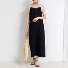 【ノーリーズソフィー/NOLLEY'S sophi】の《手洗い可能》配色ニットロングキャミワンピース ダークネイビー|ID: prp329100004580218 ipo3291000000033155903