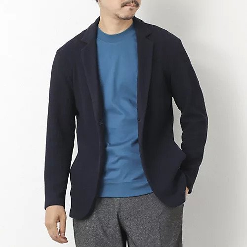 【シュテットシュタイン/Stutostein / MEN】の《ビジカジ対応》Relax Jogger Jersey ウォッシャブルテーラーCD 25SS インテリア・キッズ・メンズ・レディースファッション・服の通販 founy(ファニー) 　ファッション　Fashion　メンズファッション　Fashion for Men　2025年　2025　2025春夏・S/S　Spring/Summer 2025 SS25　カーディガン　Cardigan, Knitwear　クール　Cool, Chic　コンパクト　Compact, Small Size　ゴルフ　Golf　ジャケット　Jacket, Outerwear　ストレッチ　Stretch, Stretchy Fabric　スマート　Smart, Elegant　旅行　Travel　ネイビー|ID: prp329100004580264 ipo3291000000033356552