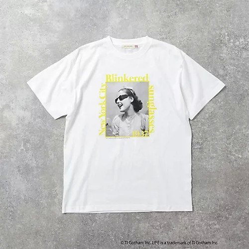 【ノーリーズ グッドマン/NOLLEY'S goodman / MEN】の【GOOD ROCK SPEED】別注 キャラクター/フォト/LIFE プリントTシャツ 25SS インテリア・キッズ・メンズ・レディースファッション・服の通販 founy(ファニー) 　ファッション　Fashion　メンズファッション　Fashion for Men　インナー　Innerwear　ヴィンテージ　Vintage Style　カーディガン　Cardigan, Knitwear　キャラクター　Character, Licensed Characters　グラフィック　Graphic, Graphic Design　コレクション　Collection, Seasonal Line　シンプル　Simple, Minimal　ジャケット　Jacket, Outerwear　雑誌　Magazine, Fashion Magazine　デニム　Denim, Jeans Material　人気　Popular, Best Seller　プリント　Print, Printed Pattern　別注　Limited Edition, Custom Order　ミックス　Mix, Mixed Style　リラックス　Relax, Relaxed Fit　おすすめ　Recommended / Our Picks　2025年　2025　2025春夏・S/S　Spring/Summer 2025 SS25　ホワイト|ID: prp329100004580274 ipo3291000000032989085