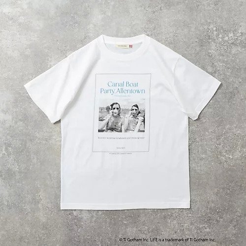 【ノーリーズ グッドマン/NOLLEY'S goodman / MEN】の【GOOD ROCK SPEED】別注 キャラクター/フォト/LIFE プリントTシャツ 25SS インテリア・キッズ・メンズ・レディースファッション・服の通販 founy(ファニー) 　ファッション　Fashion　メンズファッション　Fashion for Men　インナー　Innerwear　ヴィンテージ　Vintage Style　カーディガン　Cardigan, Knitwear　キャラクター　Character, Licensed Characters　グラフィック　Graphic, Graphic Design　コレクション　Collection, Seasonal Line　シンプル　Simple, Minimal　ジャケット　Jacket, Outerwear　雑誌　Magazine, Fashion Magazine　デニム　Denim, Jeans Material　人気　Popular, Best Seller　プリント　Print, Printed Pattern　別注　Limited Edition, Custom Order　ミックス　Mix, Mixed Style　リラックス　Relax, Relaxed Fit　おすすめ　Recommended / Our Picks　2025年　2025　2025春夏・S/S　Spring/Summer 2025 SS25　ホワイト系その他2|ID: prp329100004580274 ipo3291000000032989087