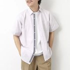 【ノーリーズ グッドマン/NOLLEY'S goodman / MEN】の綿麻レギュラーカラー テープシャツ 25SS ピンク|ID: prp329100004580281 ipo3291000000033156556