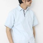 【ノーリーズ グッドマン/NOLLEY'S goodman / MEN】の綿麻レギュラーカラー テープシャツ 25SS ミントグリーン|ID: prp329100004580281 ipo3291000000033156558