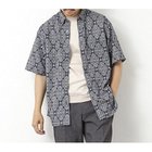 【ノーリーズ グッドマン/NOLLEY'S goodman / MEN】の【DotAir】吸水速乾 総柄BDシャツ 25SS ネイビー|ID: prp329100004580283 ipo3291000000032717245