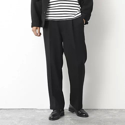 【ノーリーズ グッドマン/NOLLEY'S goodman / MEN】の《セットアップ対応》LANATEC ウーステッドサージ ストレッチイージーパンツ 人気、トレンドファッション・服の通販 founy(ファニー) 　ファッション　Fashion　メンズファッション　Fashion for Men　ボトムス　Bottoms　ストレッチ　Stretch, Stretchy Fabric　スニーカー　Sneakers, Trainers　セットアップ　Set-Up, Coordinated Outfit　フロント　Front, Front Design　ブルゾン　Blouson, Bomber Jacket　リラックス　Relax, Relaxed Fit　other-2|ID: prp329100004580286 ipo3291000000033541184