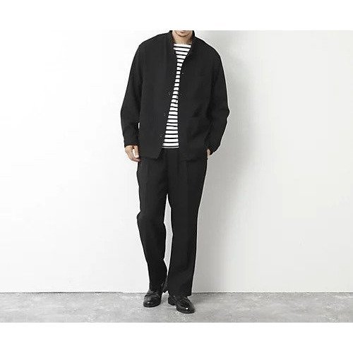 【ノーリーズ グッドマン/NOLLEY'S goodman / MEN】の《セットアップ対応》LANATEC ウーステッドサージ ストレッチイージーパンツ 人気、トレンドファッション・服の通販 founy(ファニー) 　ファッション　Fashion　メンズファッション　Fashion for Men　ボトムス　Bottoms　ストレッチ　Stretch, Stretchy Fabric　スニーカー　Sneakers, Trainers　セットアップ　Set-Up, Coordinated Outfit　フロント　Front, Front Design　ブルゾン　Blouson, Bomber Jacket　リラックス　Relax, Relaxed Fit　other-3|ID: prp329100004580286 ipo3291000000033541186