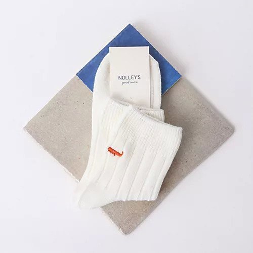 【ノーリーズ グッドマン/NOLLEY'S goodman / MEN】の【OCTAVE OCTAVE/オクターブ オクターブ】別注クジラクォーターリブソックス インテリア・キッズ・メンズ・レディースファッション・服の通販 founy(ファニー) 　ファッション　Fashion　メンズファッション　Fashion for Men　くるぶし　Ankle-Length　サンダル　Sandals, Summer Shoes　ストレッチ　Stretch, Stretchy Fabric　スニーカー　Sneakers, Trainers　ベーシック　Basic, Essential　別注　Limited Edition, Custom Order　オフホワイト|ID: prp329100004580288 ipo3291000000032451760
