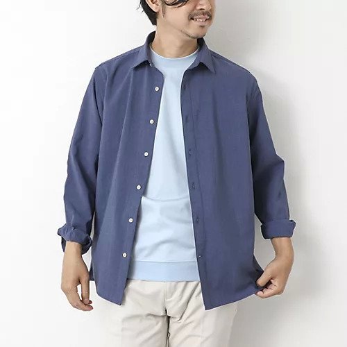 【ノーリーズ グッドマン/NOLLEY'S goodman / MEN】の【EVALET】吸水速乾 イージーケア ストレッチシャツ インテリア・キッズ・メンズ・レディースファッション・服の通販 founy(ファニー) 　ファッション　Fashion　メンズファッション　Fashion for Men　吸水　Absorbent, Quick-Dry　抗菌　Antibacterial, Bacteria-Resistant　ストレッチ　Stretch, Stretchy Fabric　スリット　Slit, Slit Detail　ファブリック　Fabric, Textile　ボックス　Boxy, Box Shape　ポケット　Pocket, Pocket Detail　レギュラー　Regular, Standard Fit　おすすめ　Recommended / Our Picks　ギフト プレゼント　Gift / Present　グレイッシュブルー|ID: prp329100004580398 ipo3291000000033424297