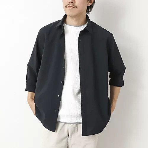 【ノーリーズ グッドマン/NOLLEY'S goodman / MEN】の【EVALET】吸水速乾 イージーケア ストレッチシャツ インテリア・キッズ・メンズ・レディースファッション・服の通販 founy(ファニー) 　ファッション　Fashion　メンズファッション　Fashion for Men　吸水　Absorbent, Quick-Dry　抗菌　Antibacterial, Bacteria-Resistant　ストレッチ　Stretch, Stretchy Fabric　スリット　Slit, Slit Detail　ファブリック　Fabric, Textile　ボックス　Boxy, Box Shape　ポケット　Pocket, Pocket Detail　レギュラー　Regular, Standard Fit　おすすめ　Recommended / Our Picks　ギフト プレゼント　Gift / Present　ネイビー|ID: prp329100004580398 ipo3291000000033424299