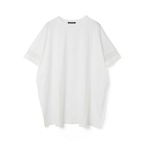 【ミズイロ インド/mizuiro ind】のメッシュスリーブチュニックワンピース 人気、トレンドファッション・服の通販 founy(ファニー) 　ファッション　Fashion　レディースファッション　Ladies' Fashion Online　ワンピース　Dress　チュニック　Tunic　カットソー　Cut And Sew　シンプル　Simple　チュニック　Tunic　ボックス　Box　メッシュ　Mesh　人気　Popularity　夏　Summer　定番　Standard　other-2|ID: prp329100004583584 ipo3291000000032487026
