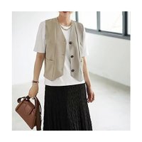 【スタイルデリ/STYLE DELI】の【LUXE】スタイリッシュベストトップス 人気、トレンドファッション・服の通販 founy(ファニー) ファッション Fashion レディースファッション WOMEN アウター Coat Outerwear トップス・カットソー Tops/Tshirt ベスト/ジレ Gilets/Vests イエロー Yellow インナー Inner オレンジ Orange キャミソール Camisole クール Cool コンパクト Compact シンプル Simple スタイリッシュ Stylish スリット Slit スーツ Suit ノースリーブ No Sleeve フェミニン Feminine フロント Front ベスト Vest ポケット Pocket マーブル Marble ロング Long ワイド Wide 夏 Summer |ID:prp329100004584400