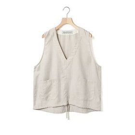 【ミディウミ/MidiUmi】のノーザンリネンベスト 人気、トレンドファッション・服の通販 founy(ファニー) ファッション Fashion レディースファッション Fashion for Women アウター Coat / Outerwear Collection トップス・カットソー Cut & Sew Tops ベスト&ジレ / 重ね着スタイル Vests & Gilets ベスト Vest, Waistcoat ポケット Pocket, Pocket Detail リネン Linen, Linen Fabric ワイド Wide, Wide Fit ワーク Workwear, Utility Style |ID:prp329100004584463