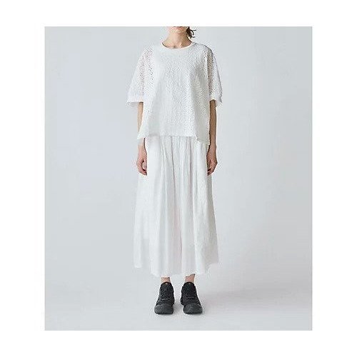 【ミディウミ/MidiUmi】のワイドボリュームパンツ インテリア・キッズ・メンズ・レディースファッション・服の通販 founy(ファニー) 　ファッション　Fashion　レディースファッション　Fashion for Women　パンツ　Pants & Trousers　なめらか　Smooth, Silky Texture　クロップド　Cropped, Short Length　リラックス　Relax, Relaxed Fit　ワイド　Wide, Wide Fit　エレガント 上品　Elegant　夏　Summer　オフホワイト|ID: prp329100004584467 ipo3291000000032500141